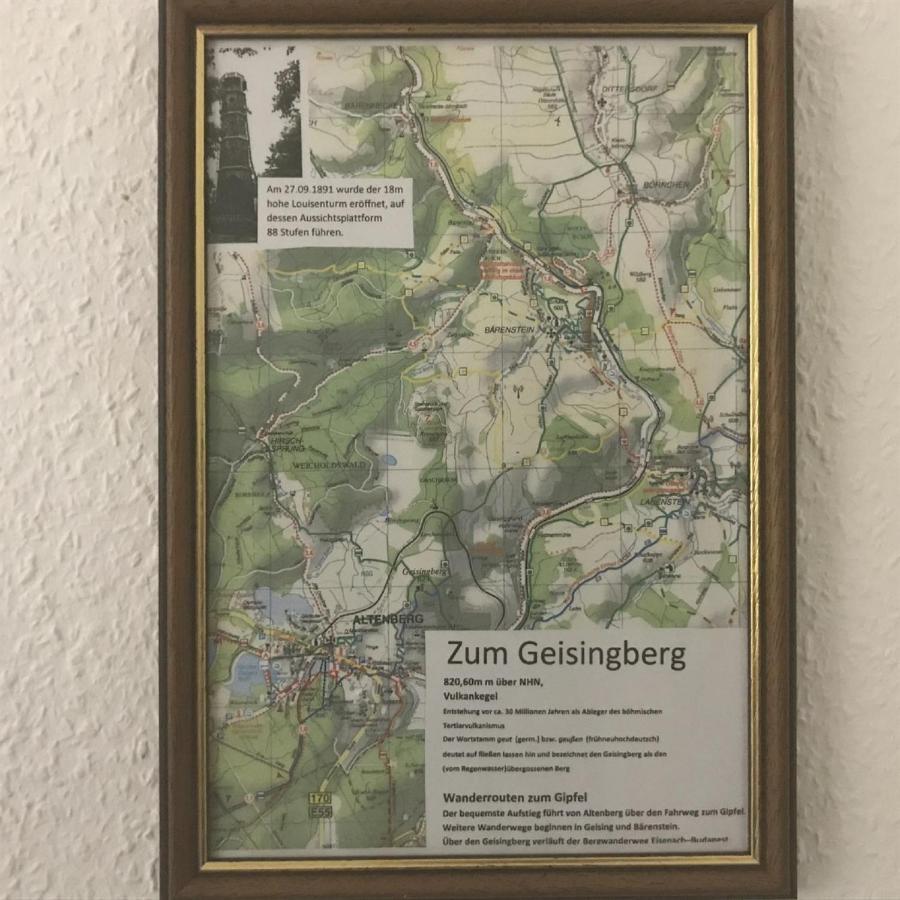 Ferienwohnung Uhlig Altenberg Eksteriør billede